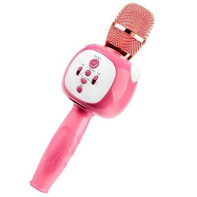 

Extreme space JDBF early education educational toys children singing microphone wireless Bluetooth microphone boy girl performance toy palm KTV rechargeable PF5501 Princess powder