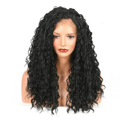 

Африканские человеческие волосы Кружева Передний парик Curl Wave Wigs для черных женщин