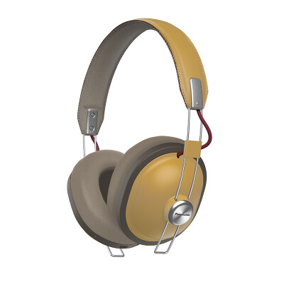 

Panasonic RP-HTX80BGCC 24-hour wireless fast charge 15min play 150min matt paint retro fashion Bluetooth headset yellow