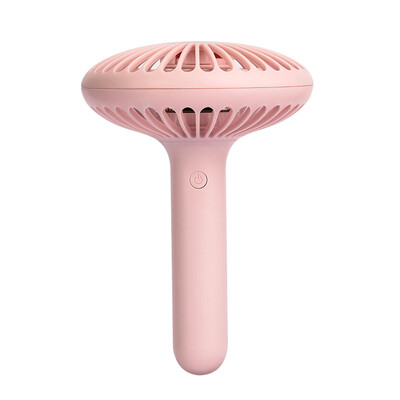 

Emei emie mushroom shape small fan summer handheld fan desktop small fan charging mini fan portable light cherry powder