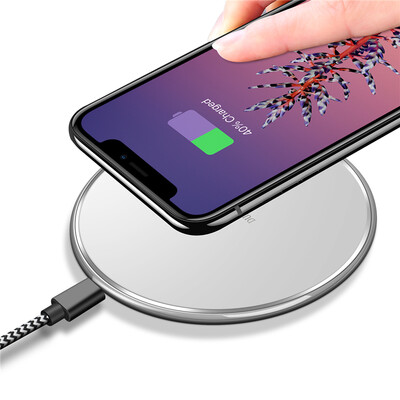 

GANGXUN®Wireless Charger for iPhone 8X 8 Plus 10W Qi Fast Charging Pad for Samsung Galaxy S8S7 S8
