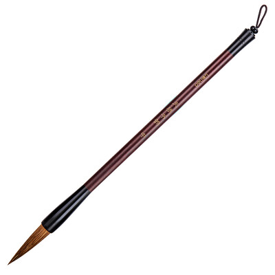 

Deli deli wolf rosewood pen holder brush calligraphy calligraphy pen medium 74281
