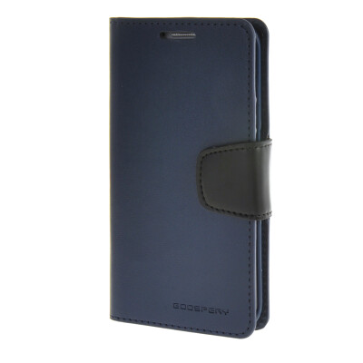 

MOONCASE Case for Samsung Galaxy S6 Edge PU Leather Flip Wallet Card Slot Stand Back Cover Blue