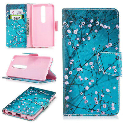 

BEFOSPEY Painting PU LeatherSoft TPU Card Slot Stand Wallet Case For Nokia 655"2017