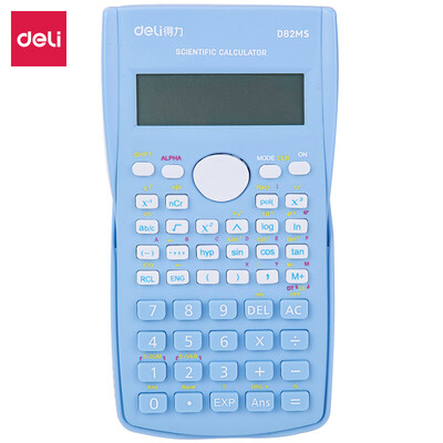 

Deli Deli D82MS fashion function calculator 240 kinds of functional science computer for junior high school students light blue