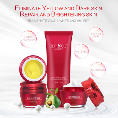 

face whitening beauty white cream set moisturizing yiqi remove Freckle anti wrinkle skin melanin speckle firm bbtocc 7day free