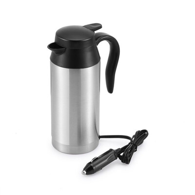 

Автомобильный нагрев нержавеющей стали Кубок Чайник Путешествие Trip Coffee Чай с подогревом Кружка Мотор Горячая вода для автомоб