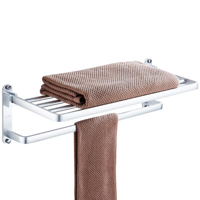 

Belle G5508 punch-free space aluminum bathroom towel rack bathroom shelf folding towel rack