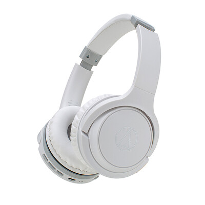 

Audio-technica ATH-S200BT Headband Closed Bluetooth Headset White Mobile Phone Headset Wireless Headset