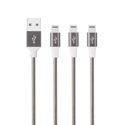 

iPhone Charger Cable, (1FT, 3.3FT, 6.6FT) 8-контактный нейлоновый плетеный шнур и зарядный шнур