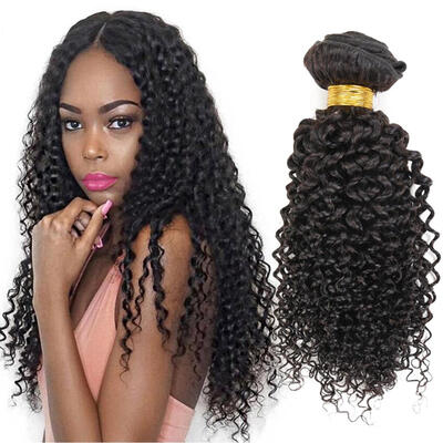 

Protea Brazilian Kinky Curly Hair 100 Human Hair Weave Bundles Natural Color Remy Hair Bundles