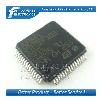 

10PCS STM32F103RBT6 LQFP64 STM32F103 QFP64 QFP ARM new and original IC free shipping