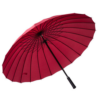 

Yuhang YUHANG Jingdong self-operated umbrella 24 bone hand push straight handle umbrella men&women business umbrella parasol sun umbrella