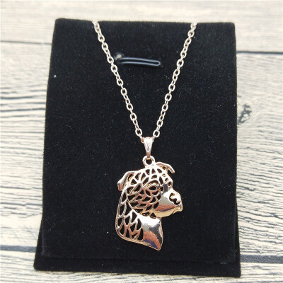 

New American Staffordshire Terrier Necklace Trendy Style Pendant Necklace Women Pet Jewellery Fashion Animal Dog Jewellery