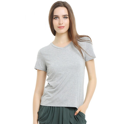 

All Match Homewear V Neck Short Sleeve Sleep Summer New Arrivals -4xl Plus Size Bottoming Loose European Style