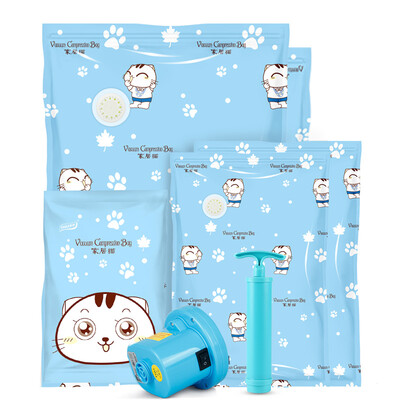 

TAILI vacuum compression bag thickening storage bag finishing bag 14 sets of electric pump pump