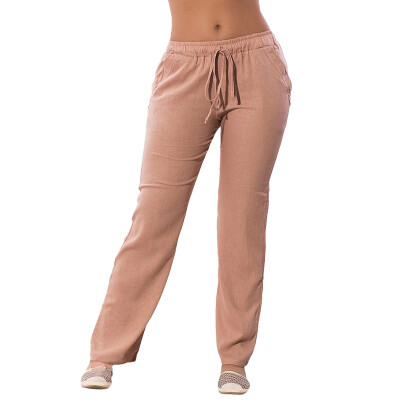 

Womens Plus Size Chiffon Pants with Elastic Waist