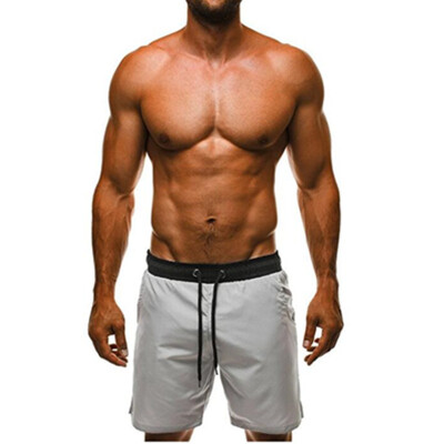 

M3XL Summer Mens Fashion Casual Pants Cool Sports Shorts Beach Pants Belted Pants Mens Fitness ShortsSwimmingSportsJogging