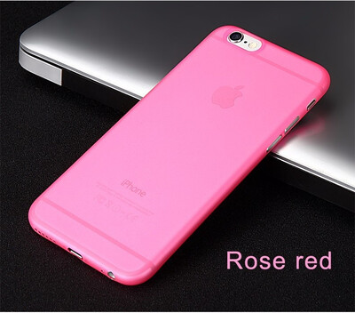 

1pcs Matte Transparent Ultra-thin Back Case For iPhone X 8 7 6 Protective Cover Skin Shell