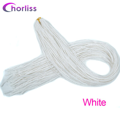 

Chorliss Crochet Box Braids Colored Synthetic Hair Extensions 28Bug Gray Blonde Purple 613 Synthetic Hair Extensions