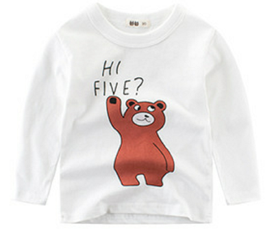 

2018 boys spring & autumn long-sleeves T-shirt children T-shirt cartoon printed bottom