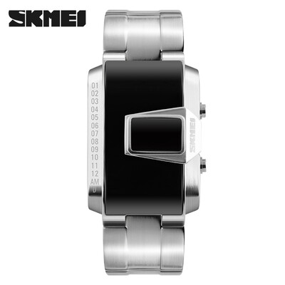 

Men Watch Super Cool LED Digital Time Day Waterproof Alloy WristWatch