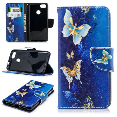 

BEFOSPEY Painting PU LeatherSoft TPU Card Slot Stand Wallet Case For Huawei P9 lite mini50" Y6 Pro2017