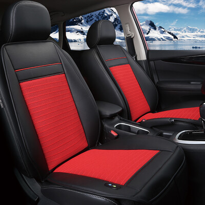 

Brose BOLISH cool cool air ventilation cushion car seat summer seat cushion seat cover FJ01 universal black red factory straight hair