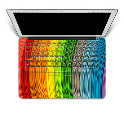 

GEEKIDMacbook Pro decal keyboard sticker rainbow keyboard cover sticker decal keyboard sticker US style keyboard protector