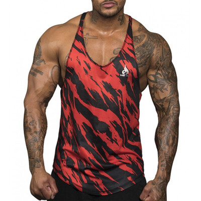 

Muscle Dr fitness brothers mens summer new Slim&quick-drying sports training mens vest