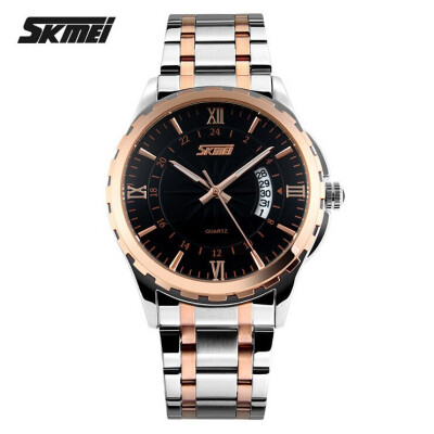 

men luxury brand Skmei quartz watch men full steel wristwatches dive 30m Fashion sport watch relogio masculino