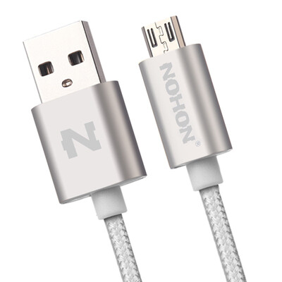 

Nuoqi 1005A Micro Andrews mobile phone data cable charging line 1 m moonlight silver for Samsung millet charm blue 3S 360 N4S Huawei OPPO R9 VIVO X7
