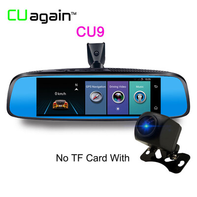 

CU9 DVR 4G WIFI Remote Video Recorder Car Camera GPS 8 inch Dual Lens Mirror Android Dash Cam ADAS Safe Car Registrar