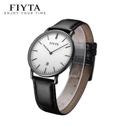 

FIYTA Watch One Series Fashion Простые кварцевые мужские часы Black Dial Black Dial Watch DG850000.PBB