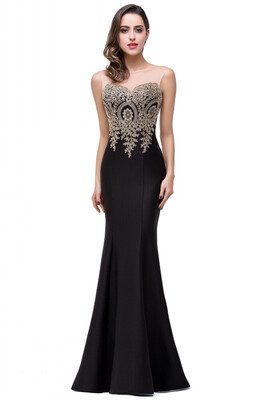 

Cheap Sheer Gold Applique Royal Blue Lilac Mermaid Bridesmaid Dresses 2016 Long Wedding Party Dress