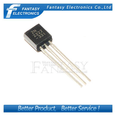 

100PCS Transistor 2N2222 2N2222A TO-92 TO 92 new and original IC free shipping