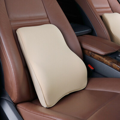 

ICAROOM car lumbar memory foam lumbar pillow back cushion pillow office car waist pad I-507MN-X apricot
