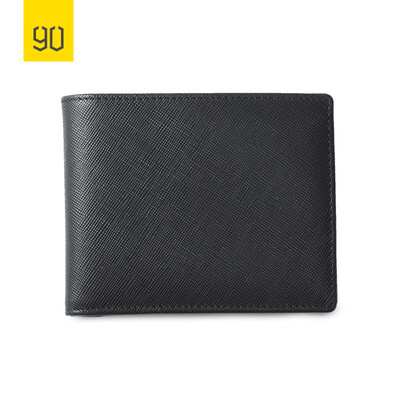 

Xiaomi Mi Ecosystem 90FUN Краткий деловой случайный кошелек Billfold, Safiano Подлинная кожа коровы