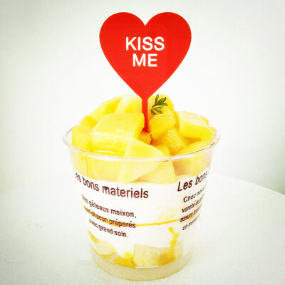 

MEYA KISS ME Acrylic Cake Cup Topper Cupcake Toppers Set of 8 Cupcake Topper Decoration