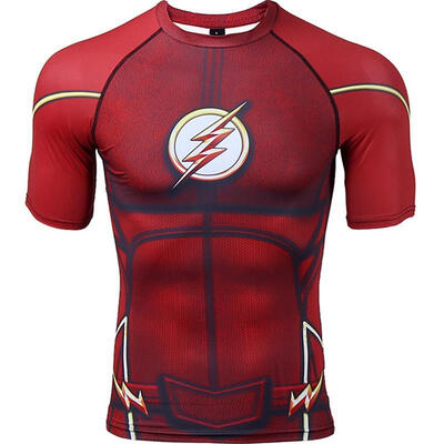 

Funny MMA 3D T Shirts Gray Flash T-Shirts Men&39s Sports T-shirt Sports T-shirt Cosplay Compression Shirts jogging Men with short sleeves