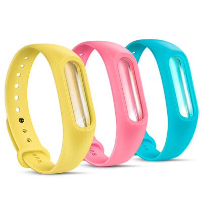 

Runben RUNBEN plant essential oil silicone mosquito repellent bracelet adult models 3 adult baby children button mosquito b