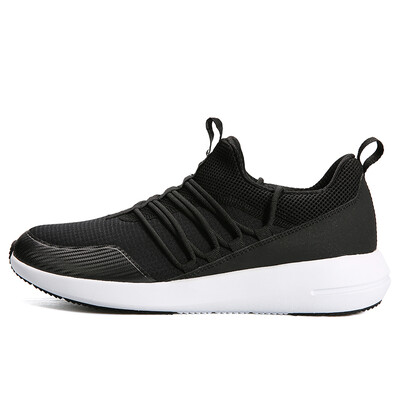 

PEAK mens casual shoes breathable comfort cushioning fashion urban sports shoes DE820571 black 42 yards
