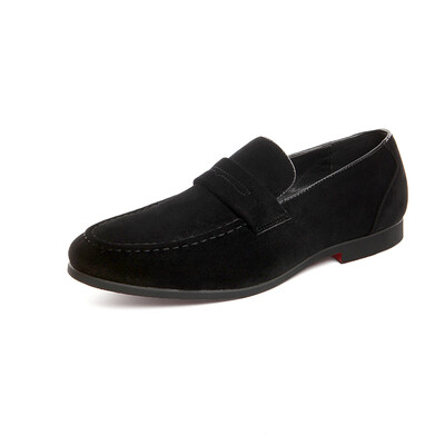 

JUQI Business Men Oxford Casual Flat Leather Shoes