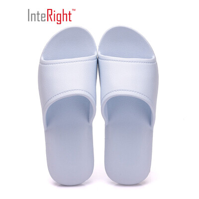 

INTERIGHT Japanese-style bathroom light&soft bottom home sandals&slippers womens quiet blue 39-40 IN1561