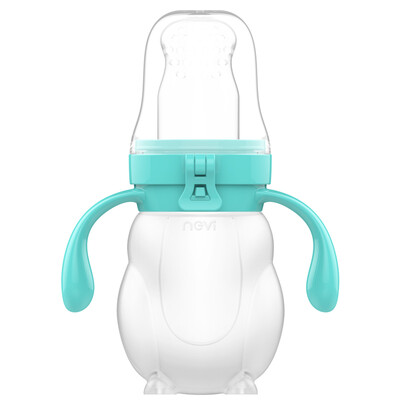 

Xinbei food bite trainer baby food supplement bag nutrition tool bite bunny green transparent XB-9019-2