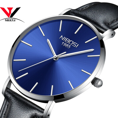 

Relogio Masculino 2018 New Ultra Thin Watches For Men Watch Top Brand Luxury Simple Watch Black Leather Male Clock Waterproof Saat