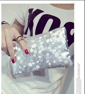 

New Women Glitter Sequins Handbag Party Evening Envelope Clutch Bag Wallet Purse