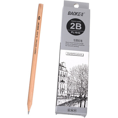

BAOKE (BAOKE) PL1645 office drawing pencil drawing sketch pencil graffiti 5B 12 support