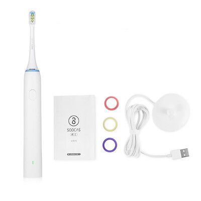 

XIAOMI SOOCAS X1 Sonic Электрическая зубная щетка Водонепроницаемая перезаряжаемая ультразвуковая зубная щетка Sonic Intelligent Dental Health Care