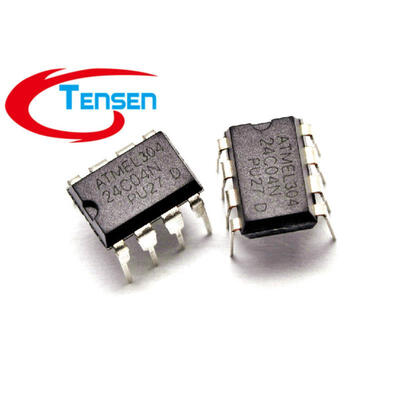 

200PcsLot 24C04 AT24C04 DIP-8 Serial EEPROM 4K BIT 400KHZ
